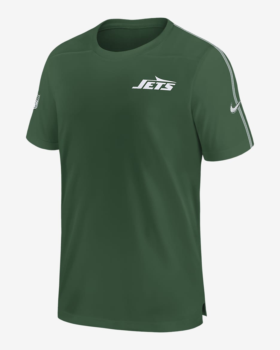 New York Jets Sideline Coach Men s Nike Dri FIT NFL Top